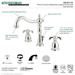 Hot French Country 8-Inch Widespread Bathroom Faucet 8