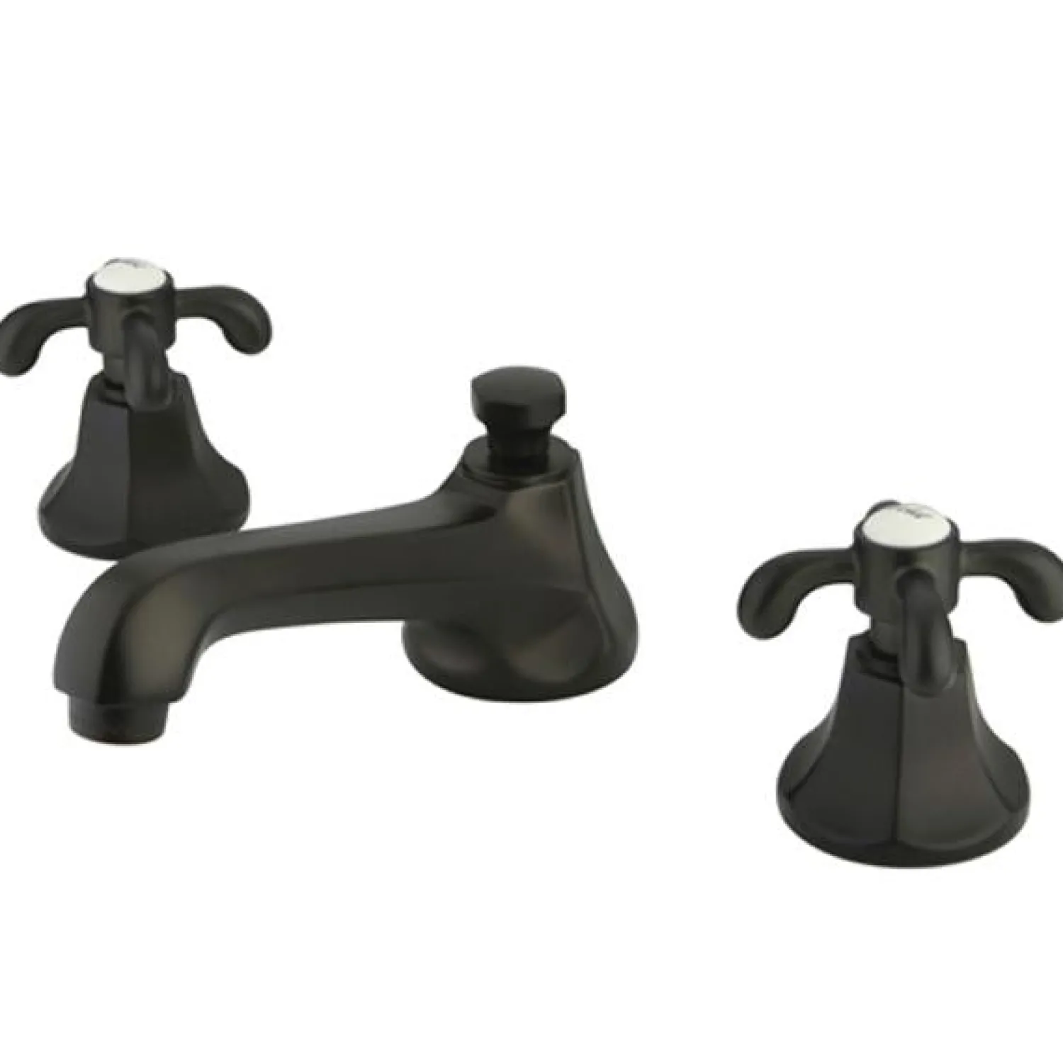 Hot French Country Classic Two Handle 8" to 16" Widespread Lavatory Faucet with Brass Pop-up 8" Widespread