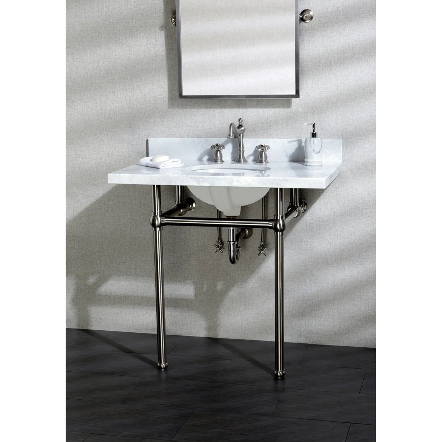 Hot French Country 3-Hole 8-Inch Widespread Bathroom Faucet 8" Widespread