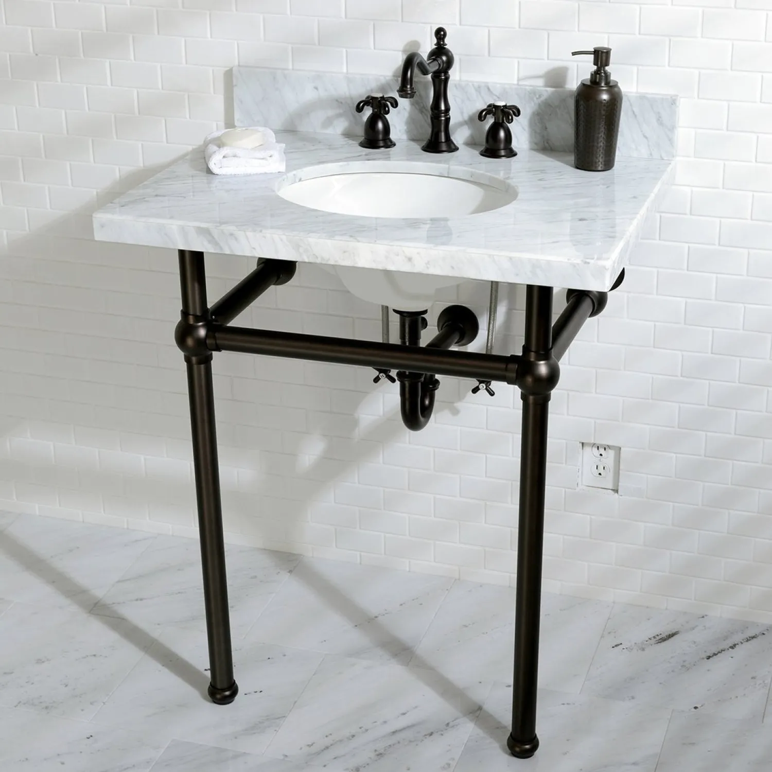 Hot French Country 3-Hole 8-Inch Widespread Bathroom Faucet 8" Widespread