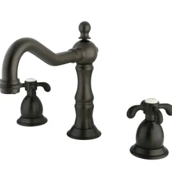 Hot French Country 3-Hole 8-Inch Widespread Bathroom Faucet 8