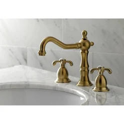 Hot French Country 3-Hole 8-Inch Widespread Bathroom Faucet 8