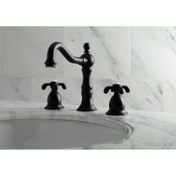 Hot French Country 3-Hole 8-Inch Widespread Bathroom Faucet 8