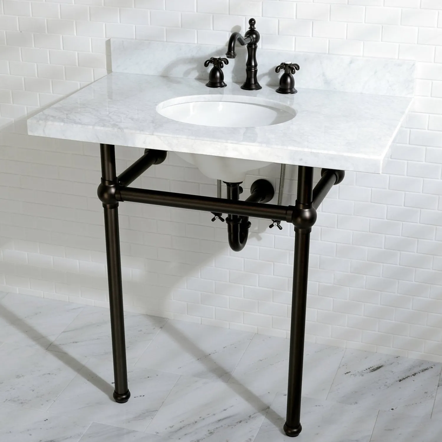 Hot French Country 3-Hole 8-Inch Widespread Bathroom Faucet 8" Widespread