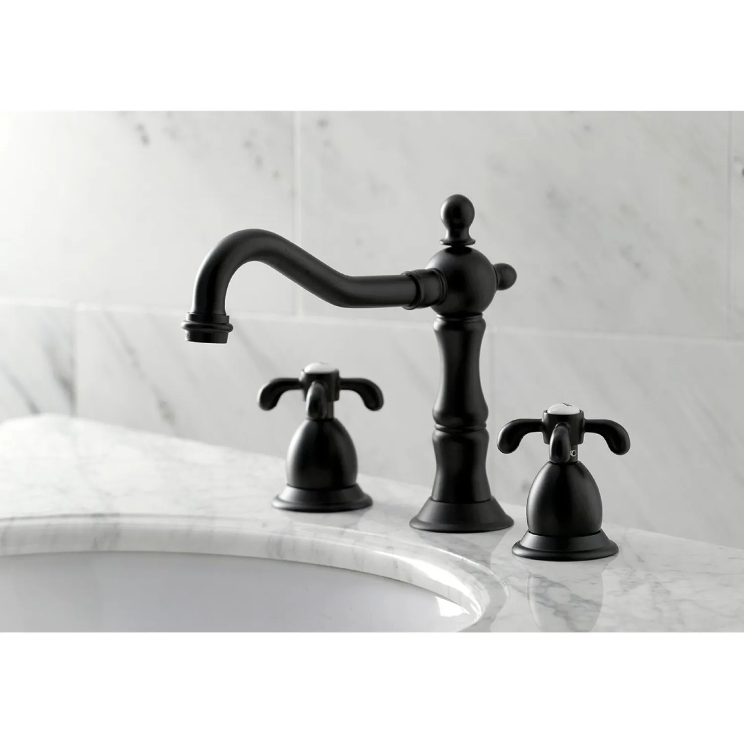 Hot French Country 3-Hole 8-Inch Widespread Bathroom Faucet 8" Widespread
