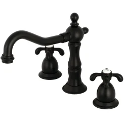 Hot French Country 3-Hole 8-Inch Widespread Bathroom Faucet 8