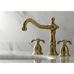 Hot French Country 3-Hole 8-Inch Widespread Bathroom Faucet 8