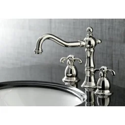 Hot French Country 3-Hole 8-Inch Widespread Bathroom Faucet 8