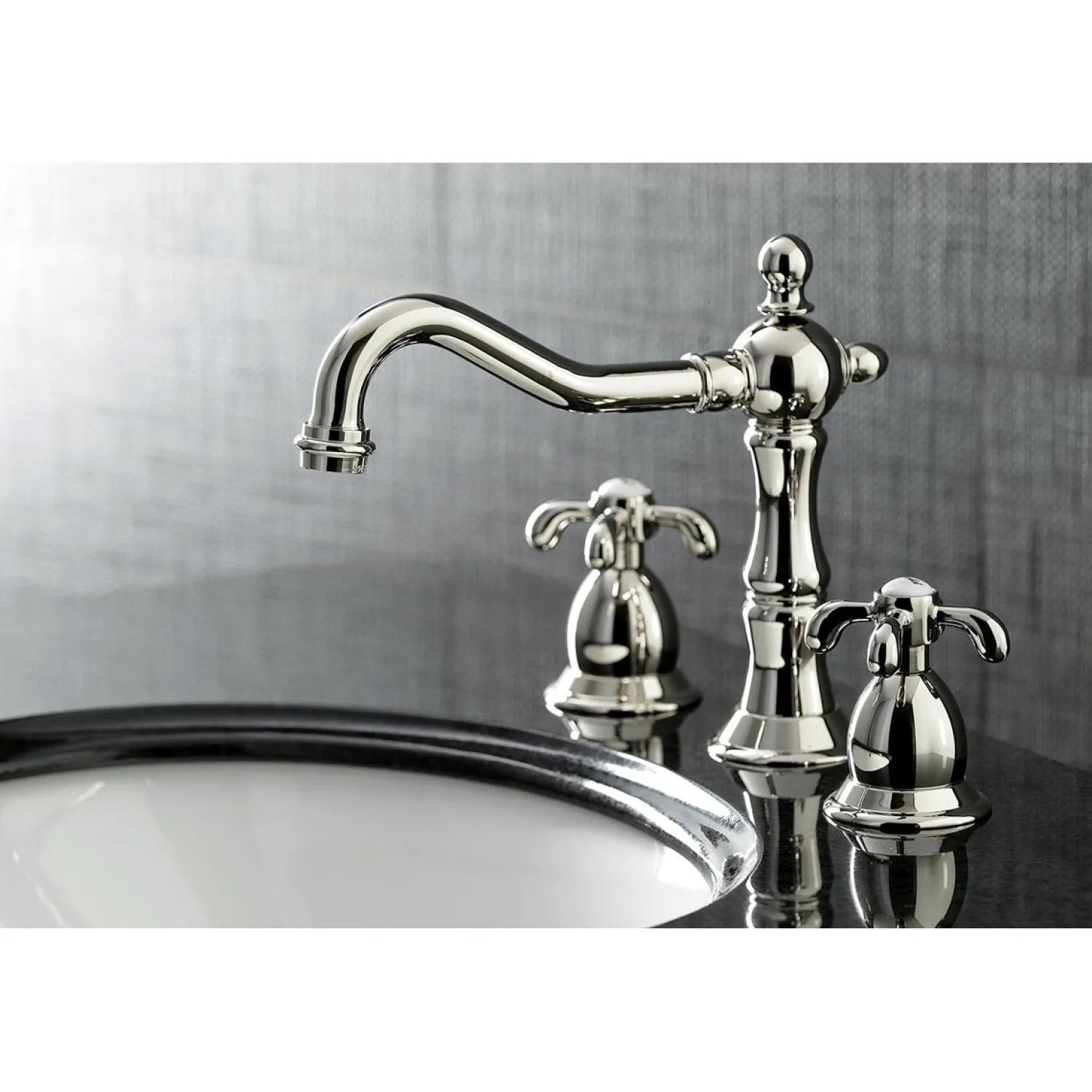 Hot French Country 3-Hole 8-Inch Widespread Bathroom Faucet 8" Widespread