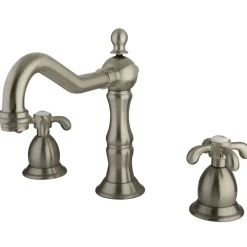 Hot French Country 3-Hole 8-Inch Widespread Bathroom Faucet 8
