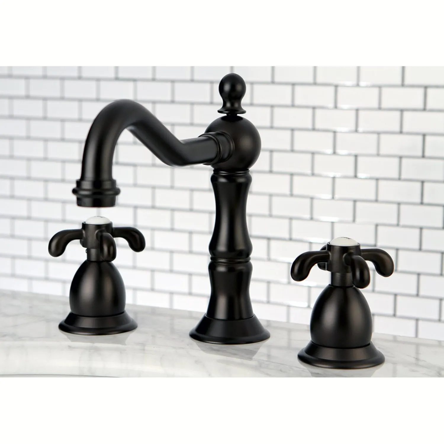Hot French Country 3-Hole 8-Inch Widespread Bathroom Faucet 8" Widespread