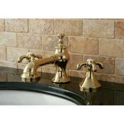 Online French Country 8-Inch Widespread 3-Hole Bathroom Faucet 8