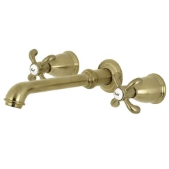Outlet French Country 2-Handle Wall Mount Roman Tub Faucet Tub Faucets