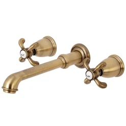 Outlet French Country 2-Handle Wall Mount Roman Tub Faucet Tub Faucets