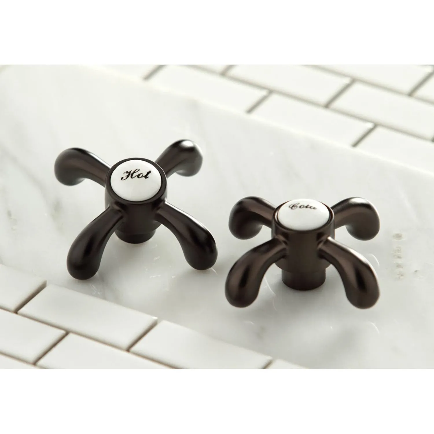 Outlet French Country 2-Handle Wall Mount Roman Tub Faucet Tub Faucets