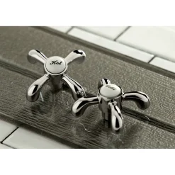Outlet French Country 2-Handle Wall Mount Roman Tub Faucet Tub Faucets