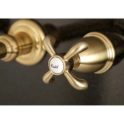 Outlet French Country 2-Handle Wall Mount Roman Tub Faucet Tub Faucets