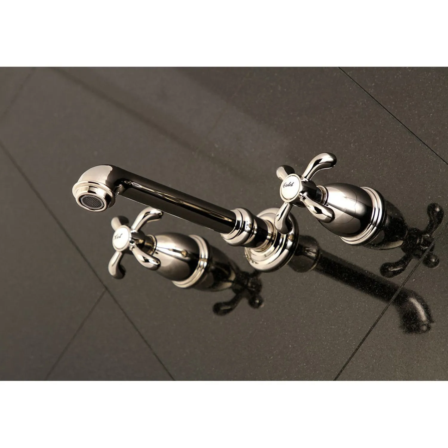 Outlet French Country 2-Handle Wall Mount Roman Tub Faucet Tub Faucets