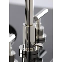 New FSC895XCML-P Manhattan Widespread Bathroom Faucet with Brass Pop-Up 8