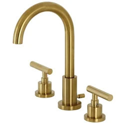 Outlet FSC892XCML-P Manhattan Widespread Bathroom Faucet with Brass Pop-Up 8" Widespread