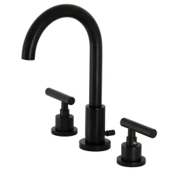 Outlet FSC892XCML-P Manhattan Widespread Bathroom Faucet with Brass Pop-Up 8