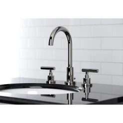 Outlet FSC892XCML-P Manhattan Widespread Bathroom Faucet with Brass Pop-Up 8