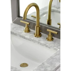 Outlet FSC892XCML-P Manhattan Widespread Bathroom Faucet with Brass Pop-Up 8