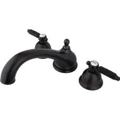 Best Georgian Deck Mount Roman Tub Filler Tub Faucets