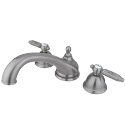 Best Georgian Deck Mount Roman Tub Filler Tub Faucets