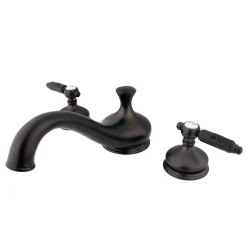 Georgian Deck Mount 3-Hole Roman Tub Filler Tub Faucets