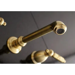Best Georgian 2-Handle Wall Mount Roman Tub Faucet Tub Faucets