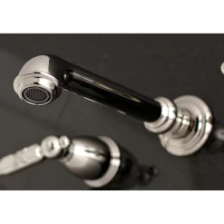 Best Georgian 2-Handle Wall Mount Roman Tub Faucet Tub Faucets