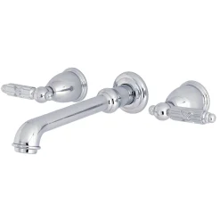 Best Georgian 2-Handle Wall Mount Roman Tub Faucet Tub Faucets