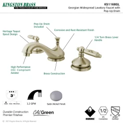 Clearance Georgian 8-Inch Widespread Bathroom Faucet 8