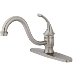 Discount Georgian Single Handle 8" Kitchen Faucet without Sprayer Single Hole