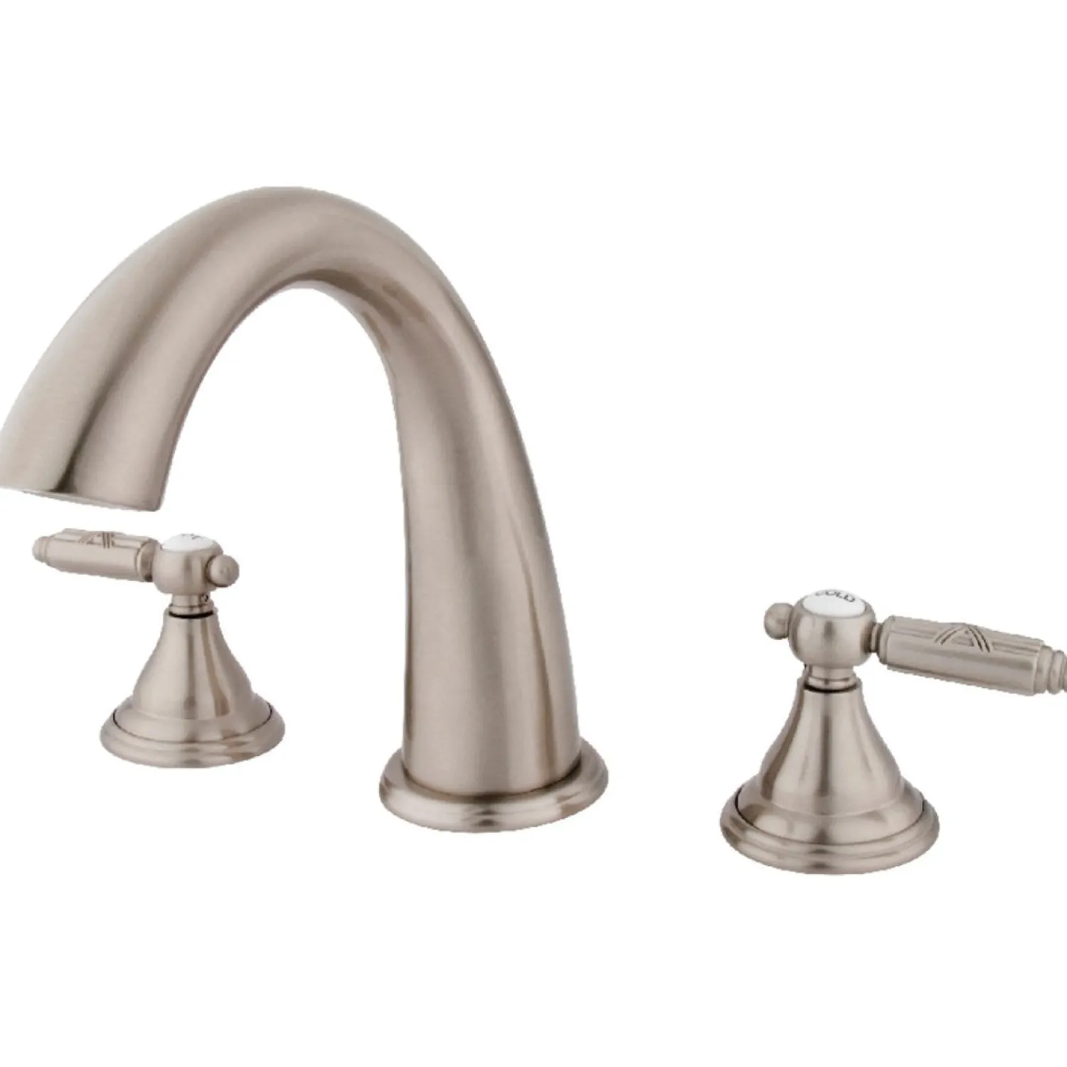 Georgian Three-Hole Roman Tub Filler Tub Faucets