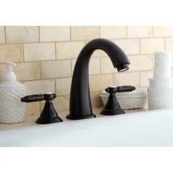 Georgian Three-Hole Roman Tub Filler Tub Faucets