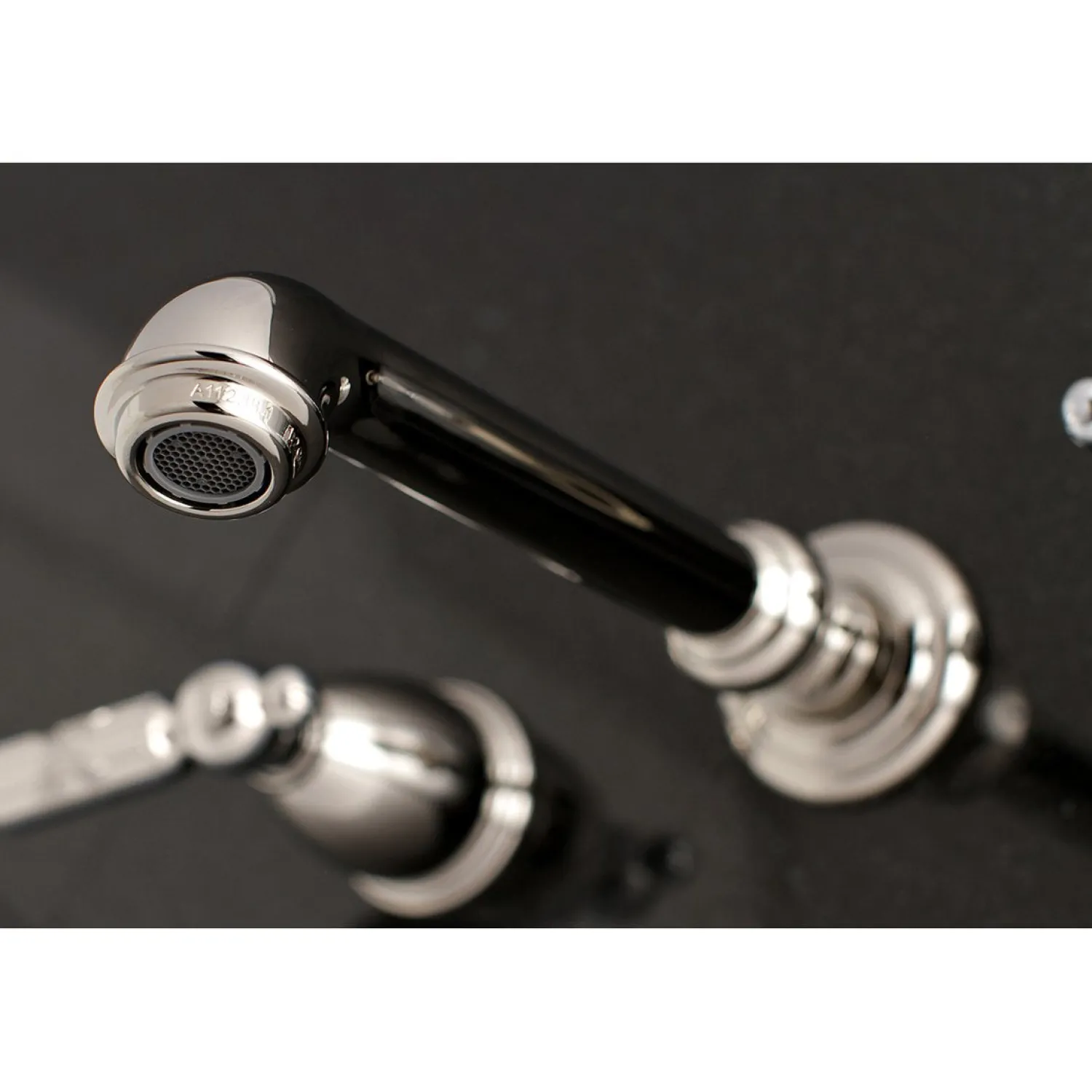 Discount Georgian Two-Handle Wall Mount Bathroom Faucet Wall Mount