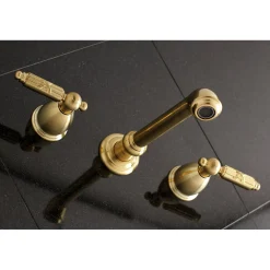 Discount Georgian Two-Handle Wall Mount Bathroom Faucet Wall Mount