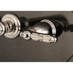 Discount Georgian Two-Handle Wall Mount Bathroom Faucet Wall Mount