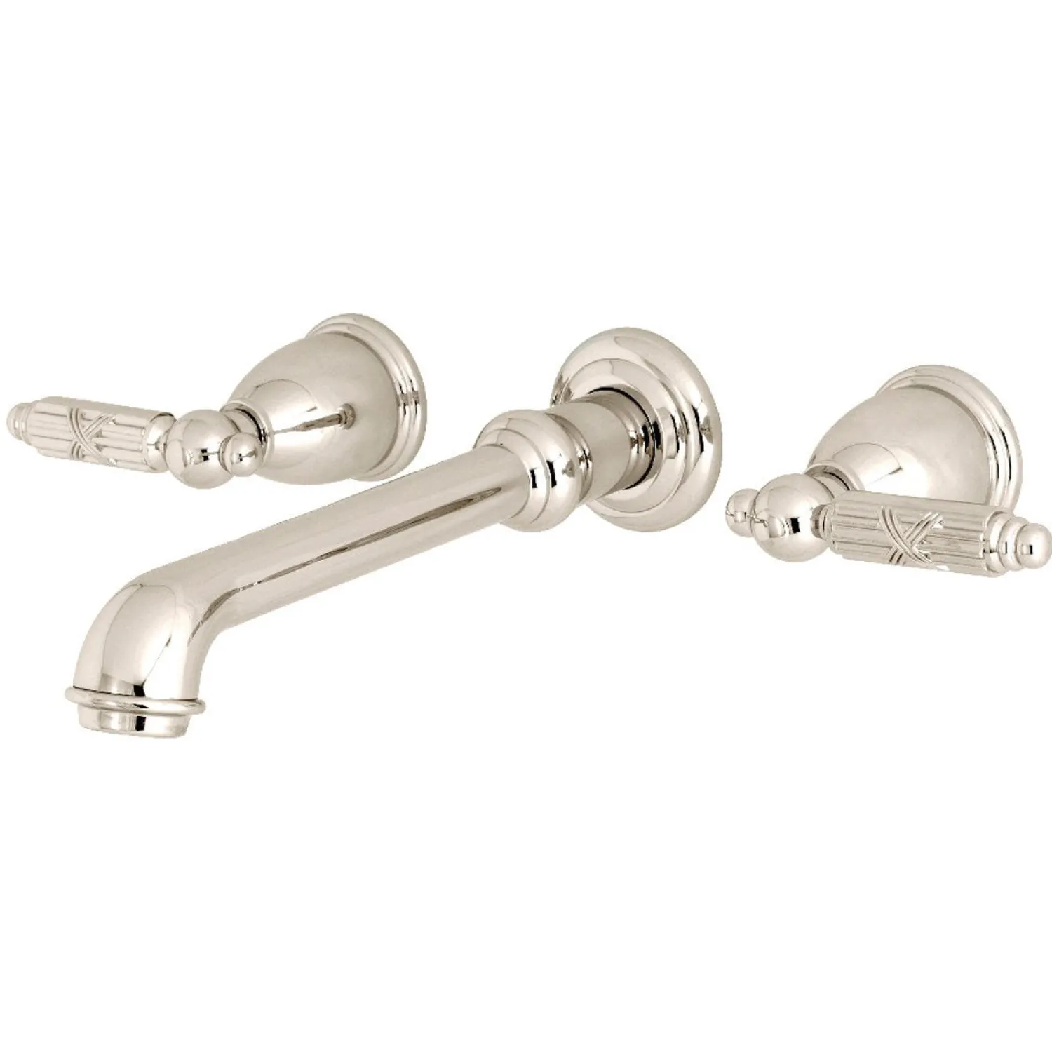 Discount Georgian Two-Handle Wall Mount Bathroom Faucet Wall Mount