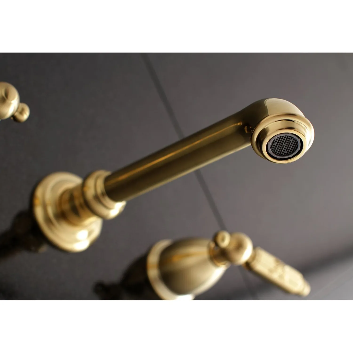 Discount Georgian Two-Handle Wall Mount Bathroom Faucet Wall Mount