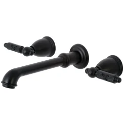 Discount Georgian Two-Handle Wall Mount Bathroom Faucet Wall Mount