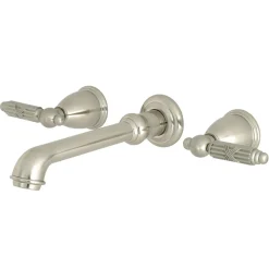 Discount Georgian Two-Handle Wall Mount Bathroom Faucet Wall Mount