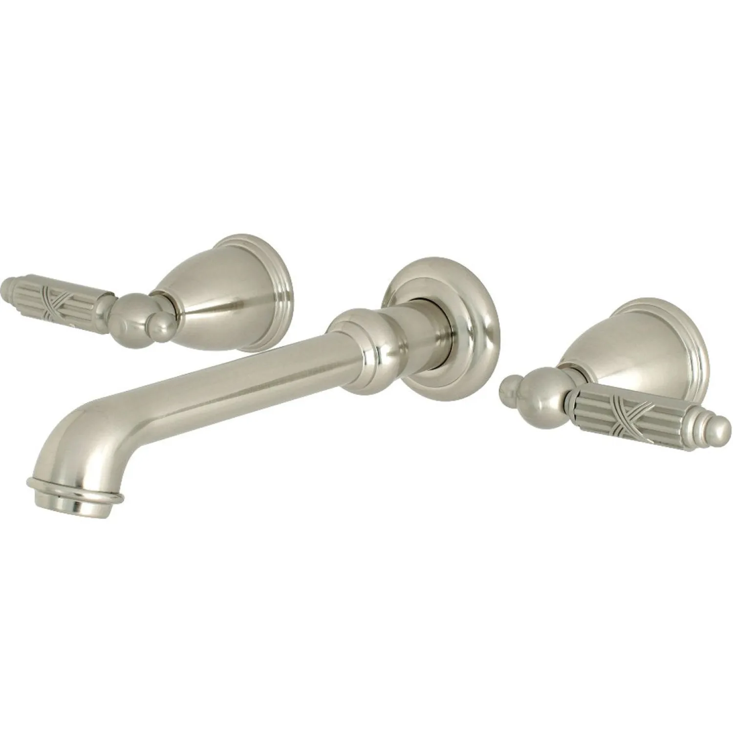 Discount Georgian Two-Handle Wall Mount Bathroom Faucet Wall Mount