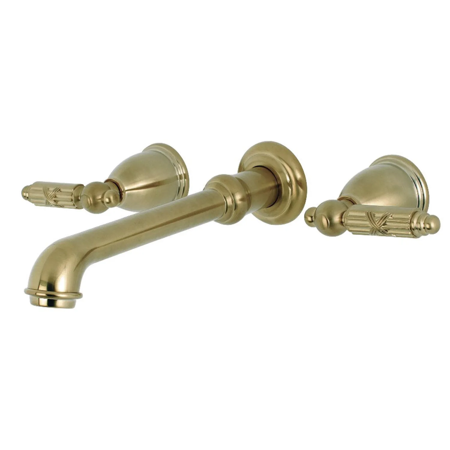 Discount Georgian Two-Handle Wall Mount Bathroom Faucet Wall Mount