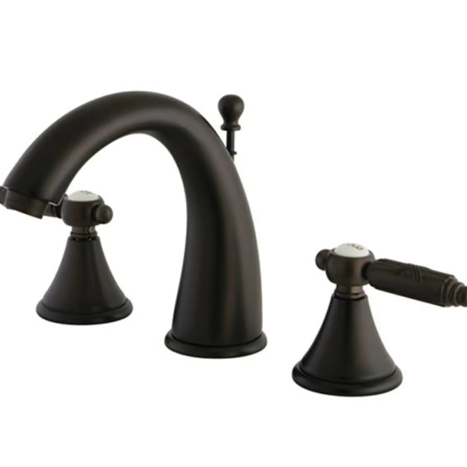 Outlet Georgian Two Handle 8" to 16" Widespread Lavatory Faucet with Brass Pop-up 8" Widespread