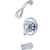 GKB691 Water Saving Chatham Tub and Shower Faucet with 1.5GPM Showerhead and Single Loop Handle in Chrome Tub & Shower Sets
