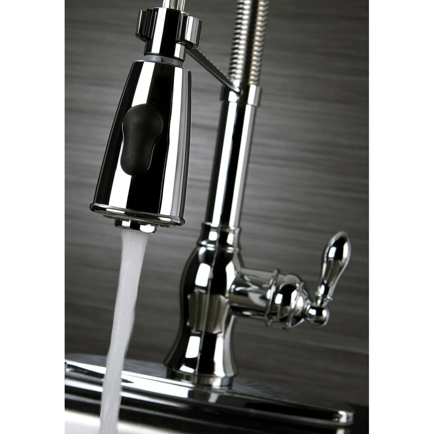 Hot Gourmetier American Classic Single-Handle Pre-Rinse Kitchen Faucet Commercial Style Faucets
