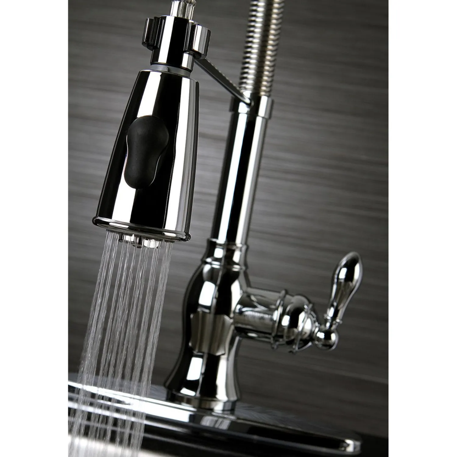 Hot Gourmetier American Classic Single-Handle Pre-Rinse Kitchen Faucet Commercial Style Faucets